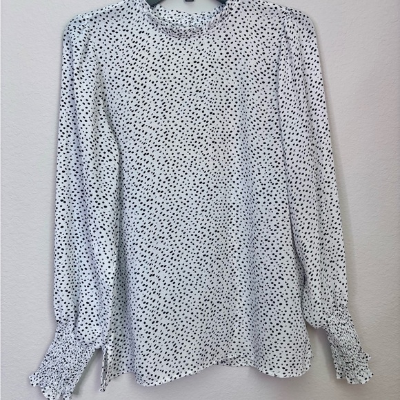Maison d'Amélie Polka Dot Long-Sleeve - Picture 1 of 8